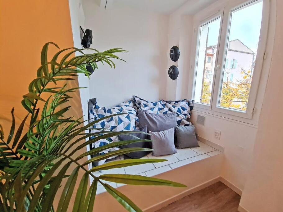 Gregbnb - T2 Design 43M2 - Toulon Est - Wifi Fibre - N2 Exterior foto